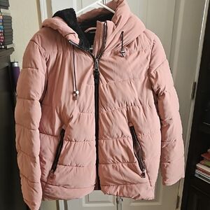Women's Pink DKNY Puffer Jacket